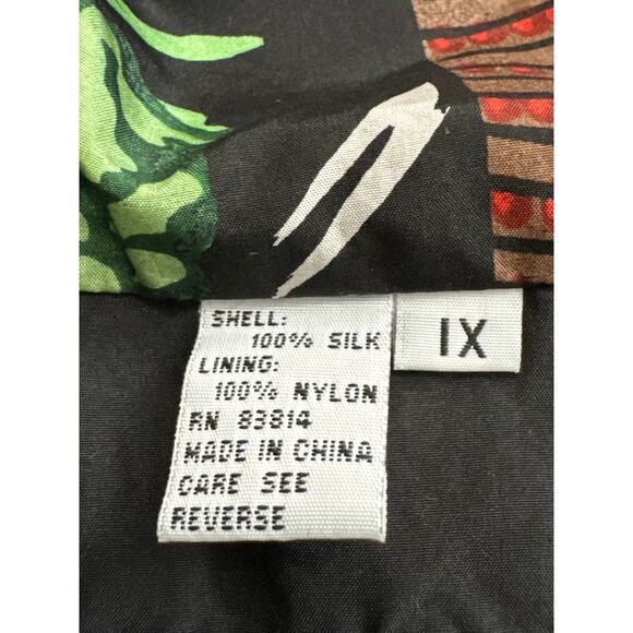 FUDA International New York Silk Jacket Vintage 1X - Picture 5 of 6